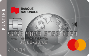 Photo de la carte de crédit Mastercard Platine la Banque Nationale