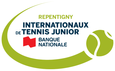 Dessin du logo des Internationaux de tennis junior Banque Nationale de Repentigny