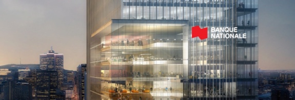 Photo de la nouvelle tour de la Banque Nationale