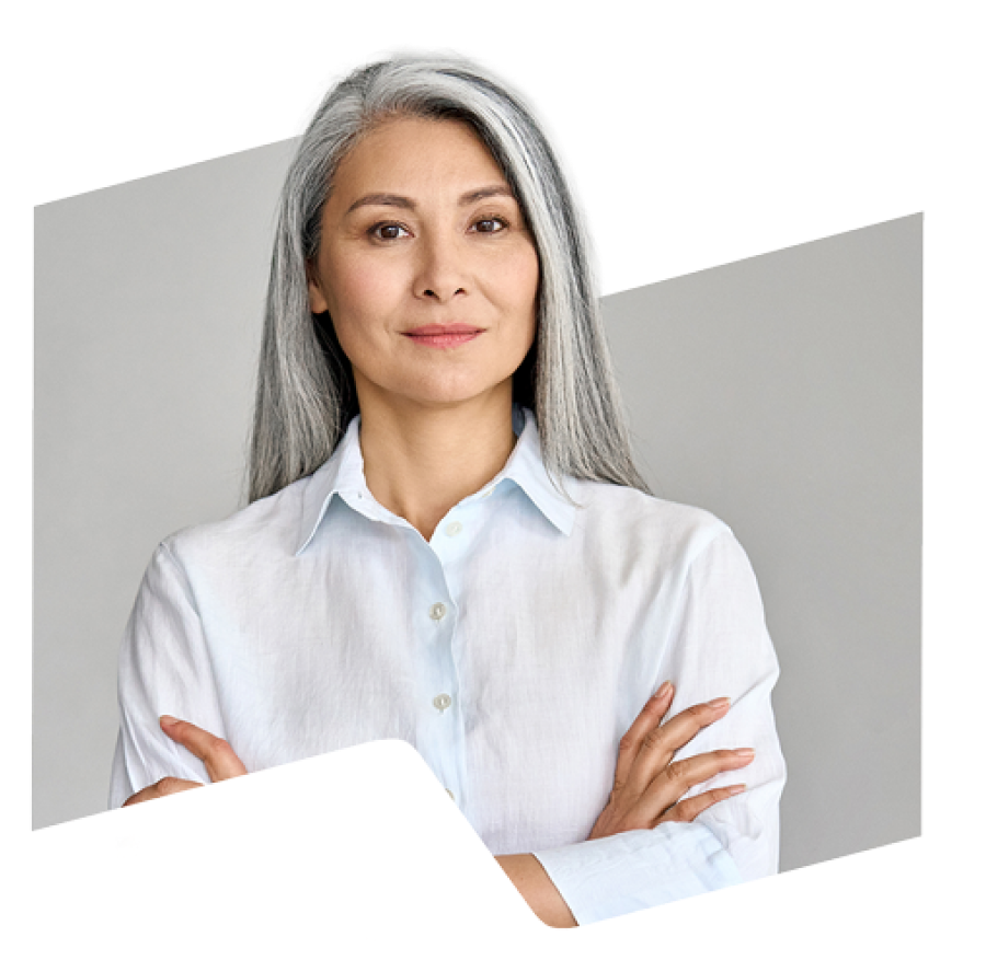 Photo d'une experte de la Banque Nationale inspirant la réussite grâce aux nombreux services offerts 