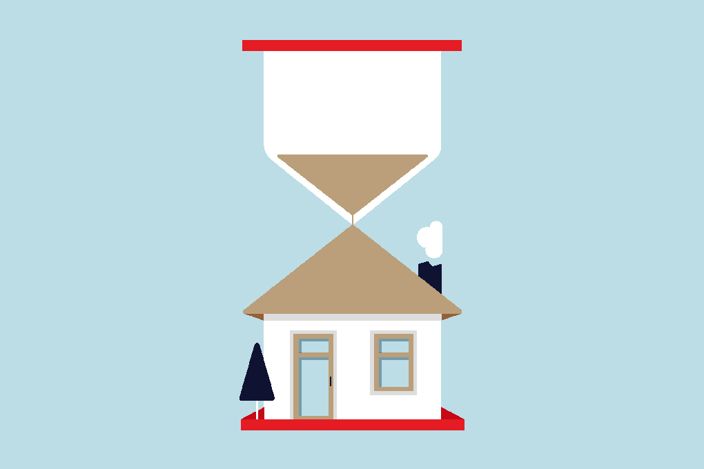 Image illustrant le temps de remboursement d'une maison.