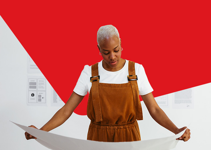 Photo d'une personne heureuse de choisir la Banque Nationale