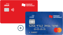 Dessin de cartes de débit et de crédit 